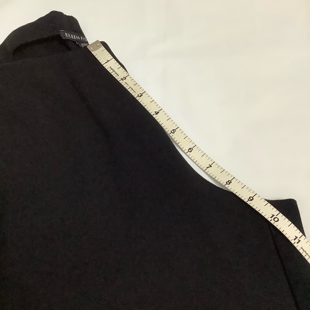 Eileen Fisher Pull-On Basic Black Pants Size L (W… - image 4
